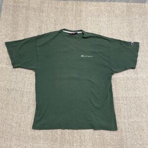 vintage Champion shirt mens large green 2000 y2k